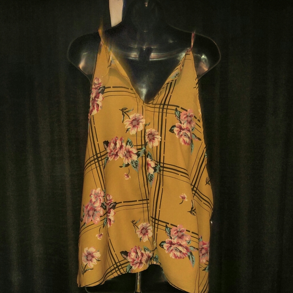 Spaghetti 🧿Strap Blouse Sz 1X